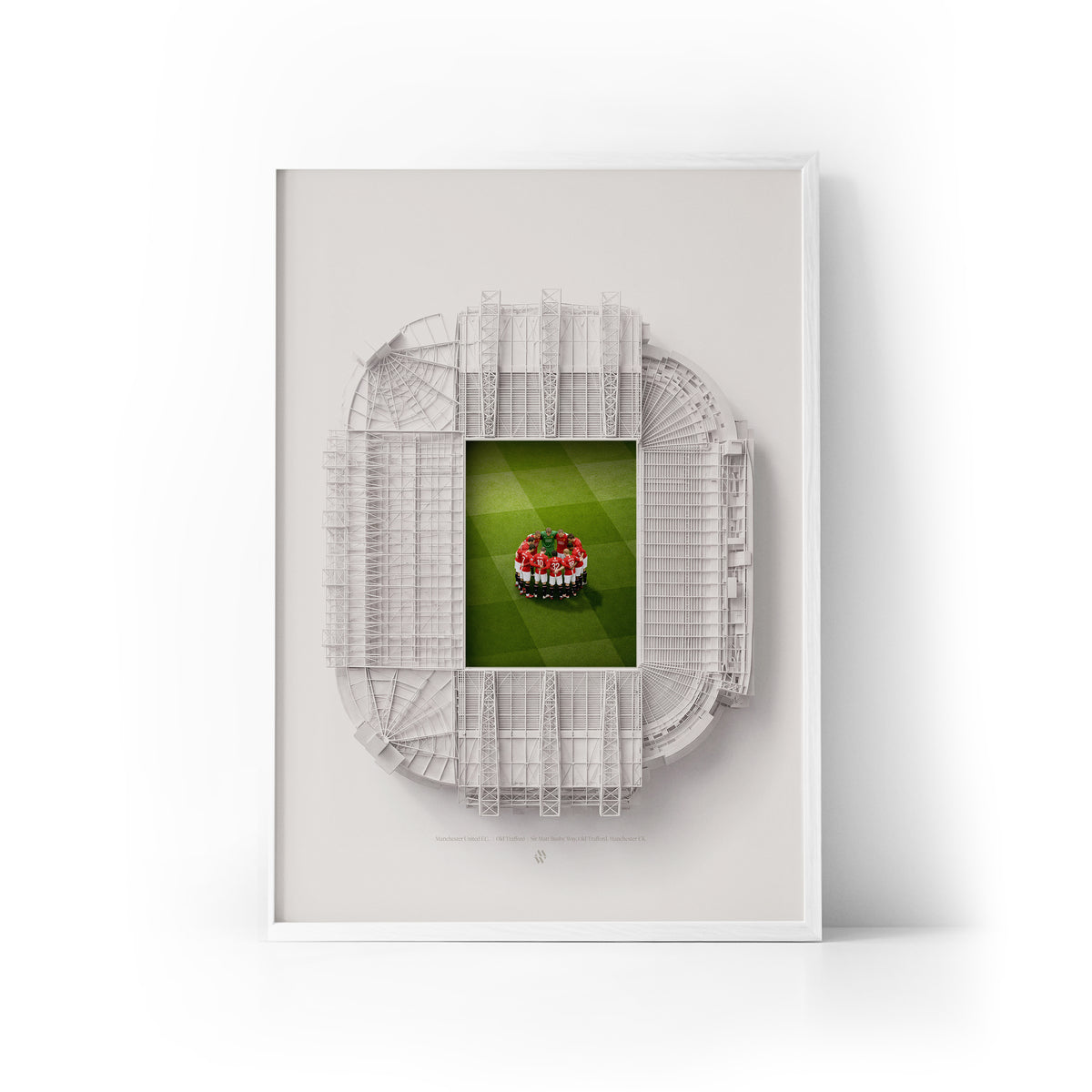 Manchester United x Old Trafford Framed Print