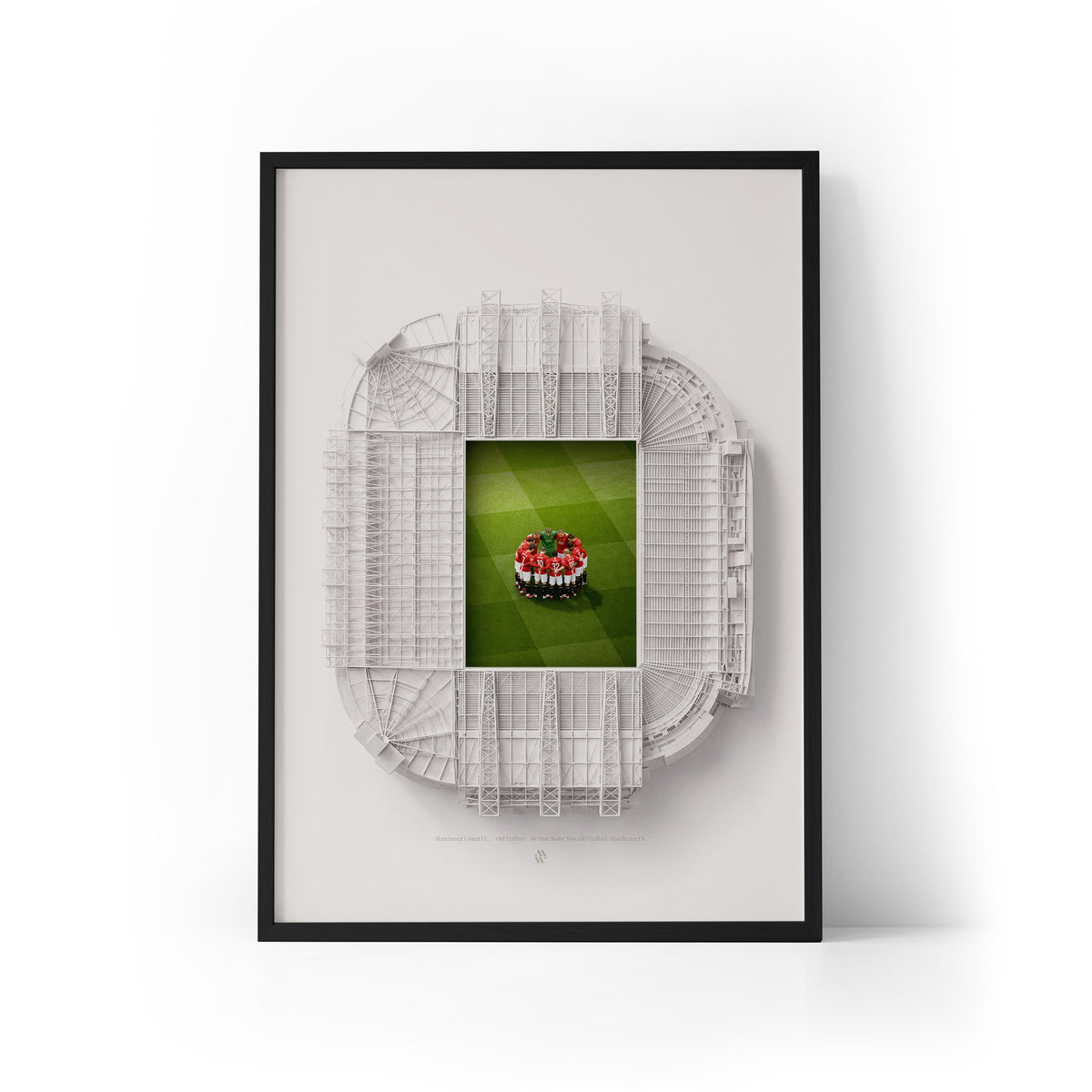 Manchester United x Old Trafford Framed Print