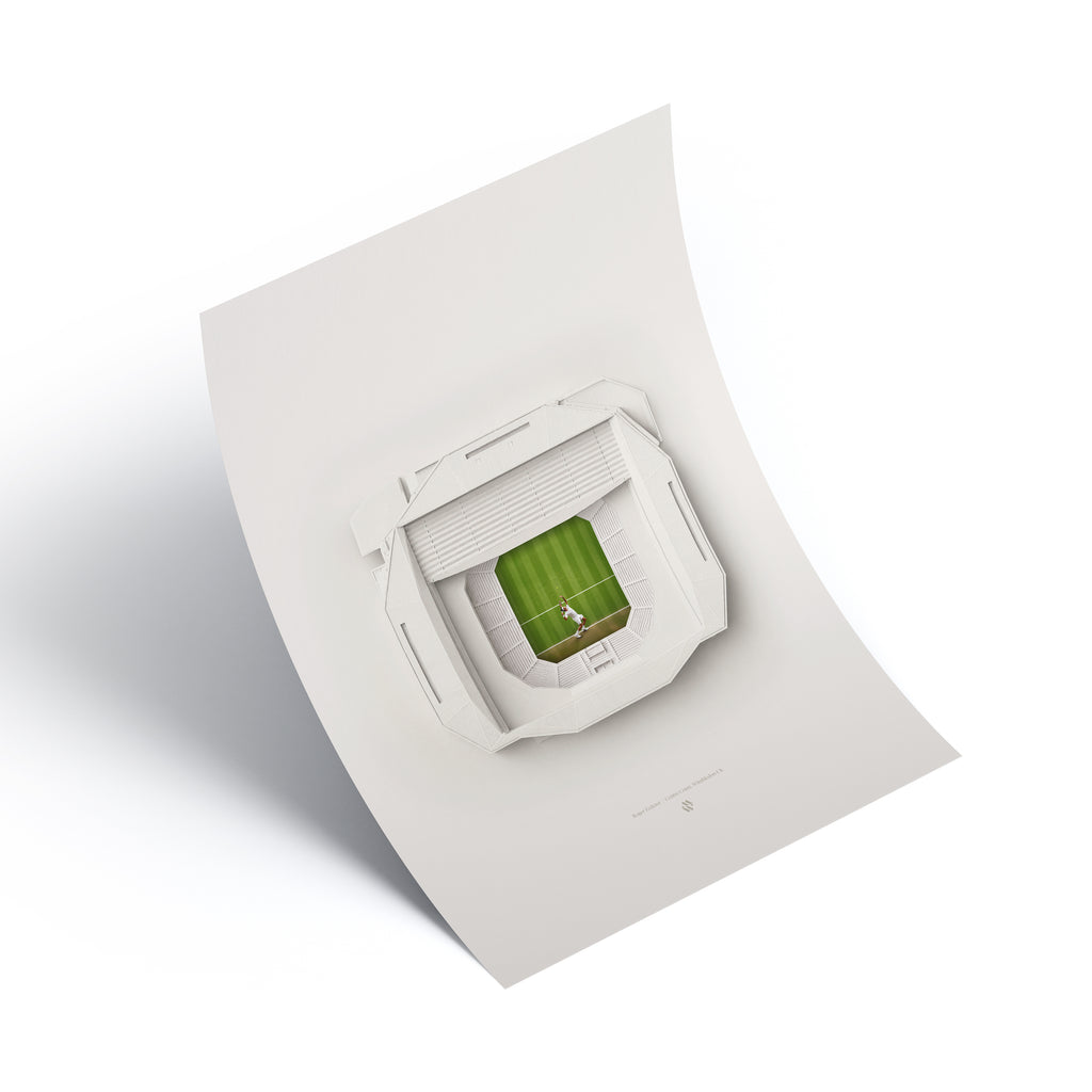 Roger Federer x Wimbledon Print