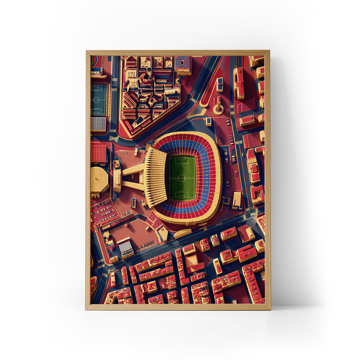 Camp Nou Framed Print