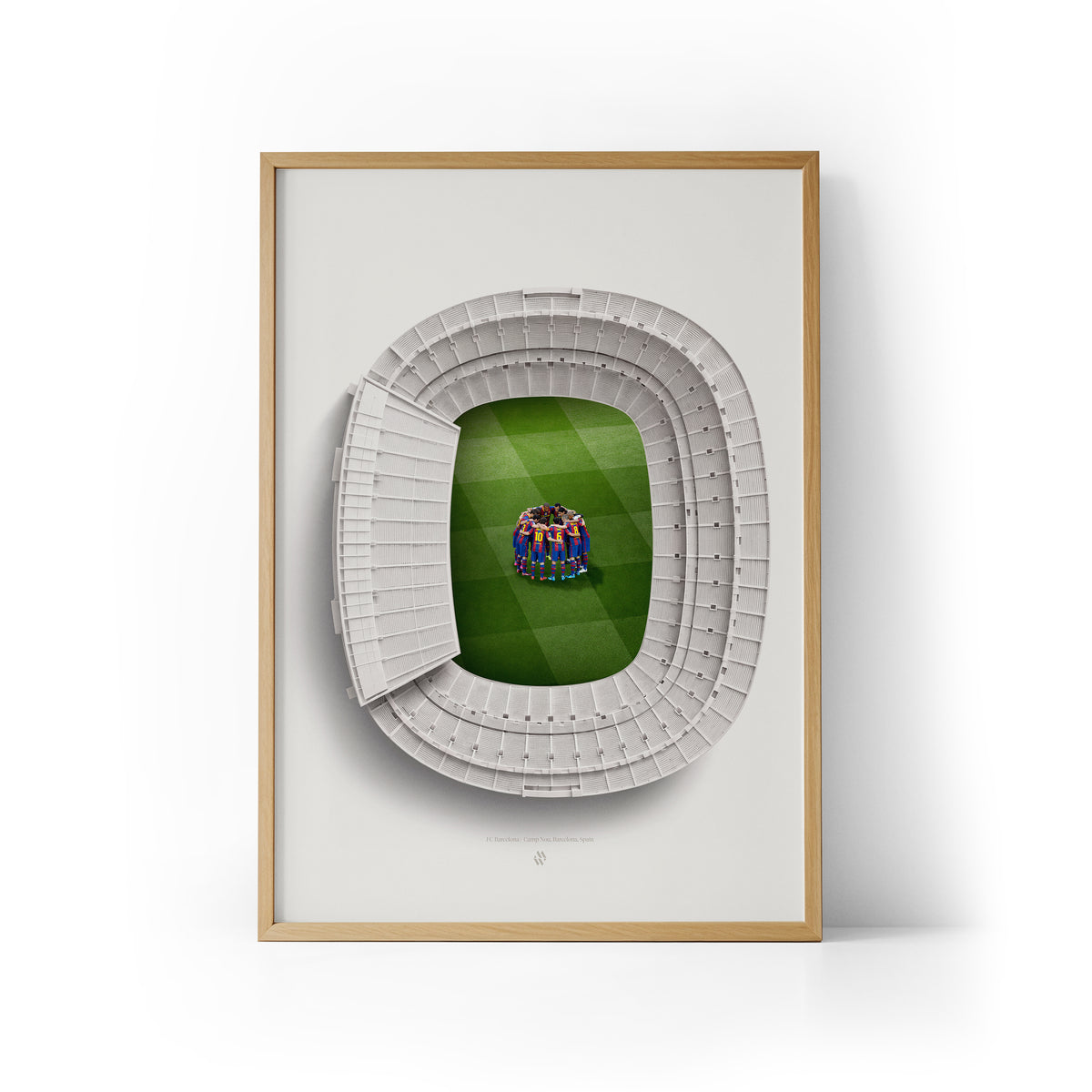 Barcelona x Camp Nou Framed Print