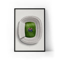Barcelona x Camp Nou Framed Print