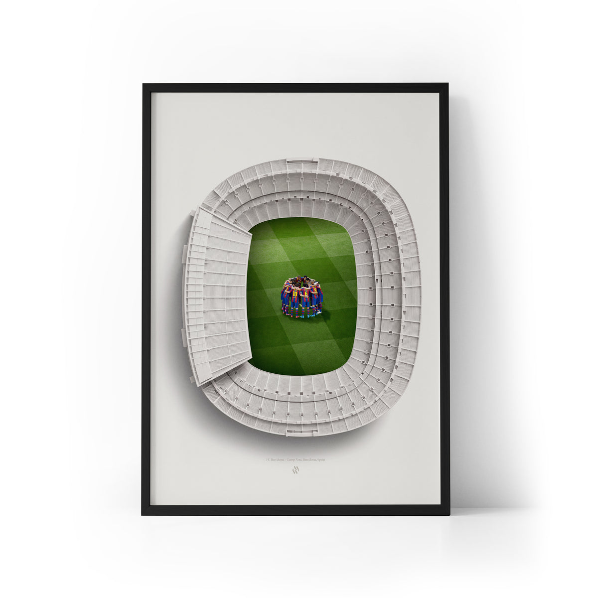 Barcelona x Camp Nou Framed Print