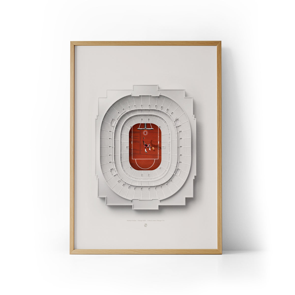 Michael Jordan x Chicago Framed Print