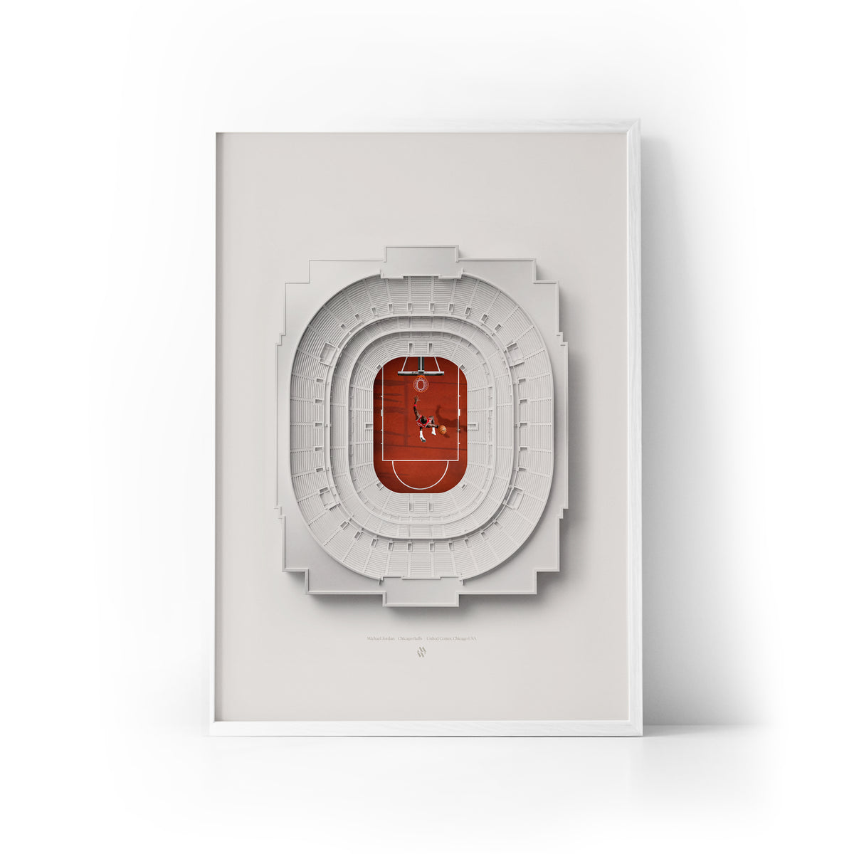 Michael Jordan x Chicago Framed Print