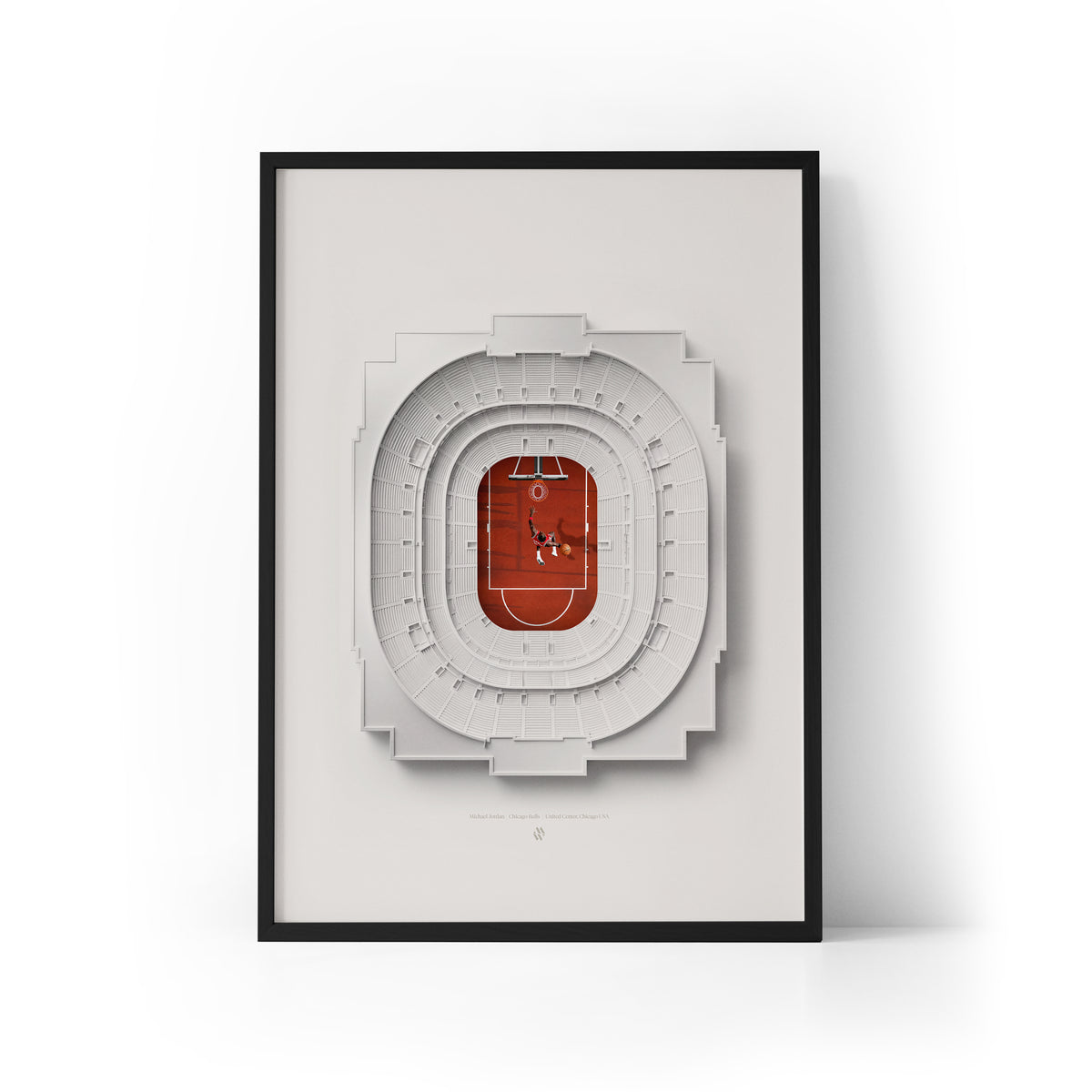 Michael Jordan x Chicago Framed Print