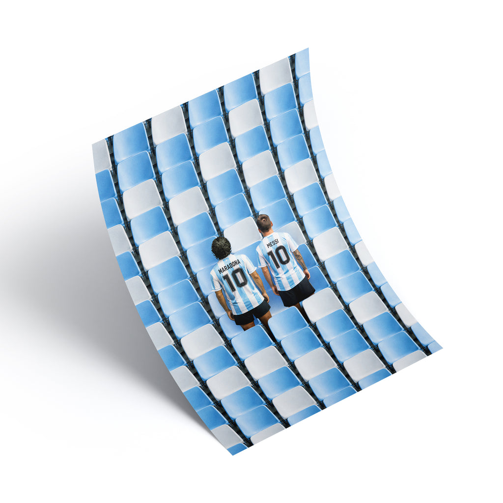 Maradona x Messi Print