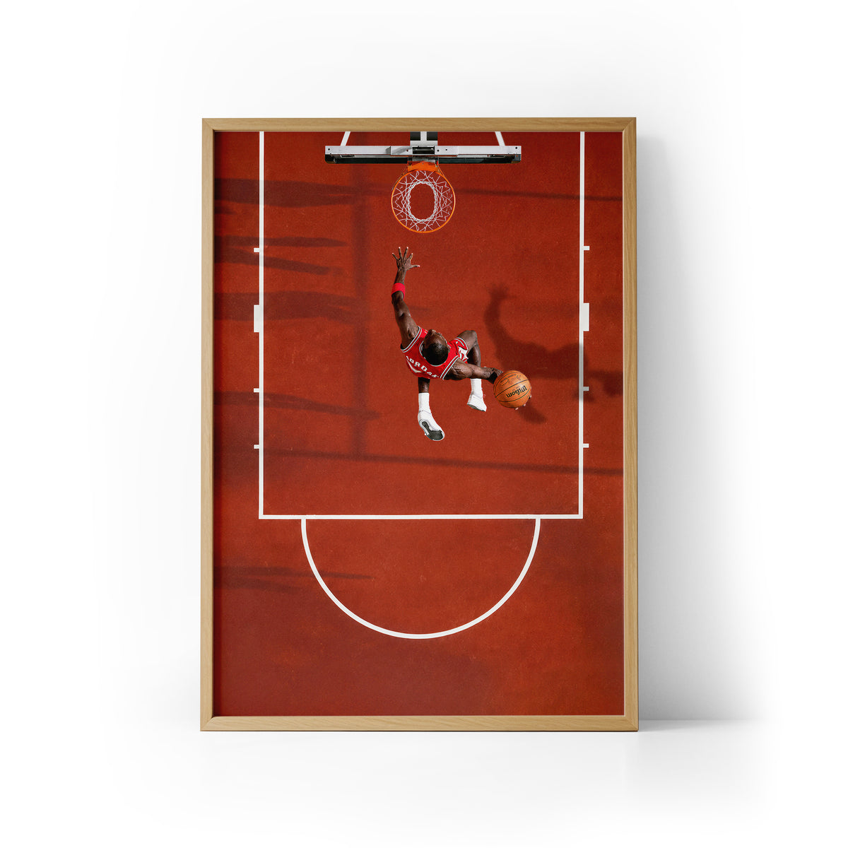 Jordan Aerial Framed Print