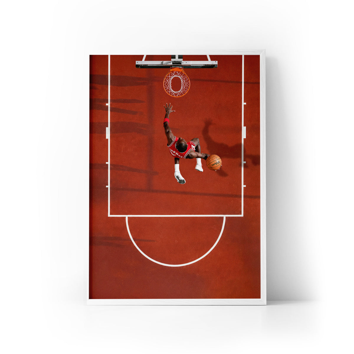 Jordan Aerial Framed Print