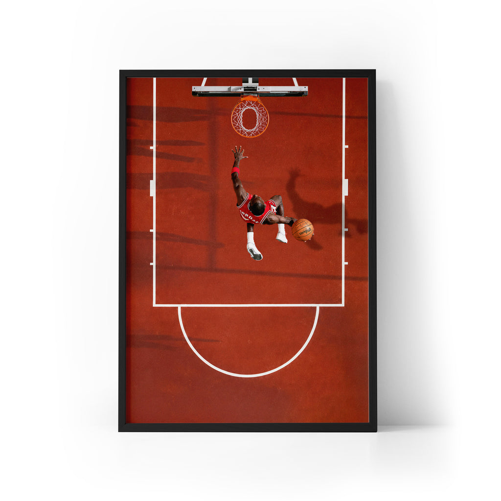 Jordan Aerial Framed Print