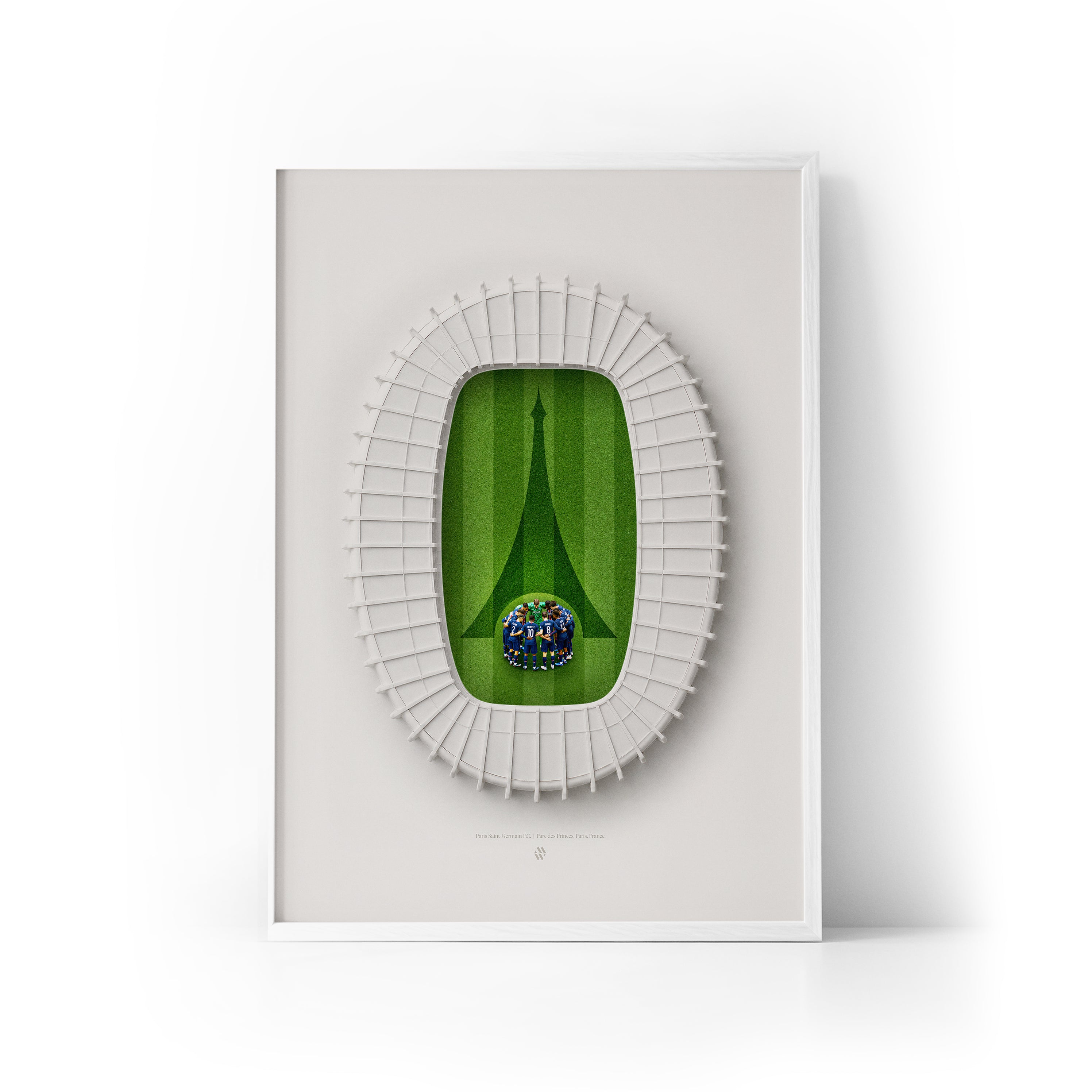 PSG x Parc des Princes Framed Print
