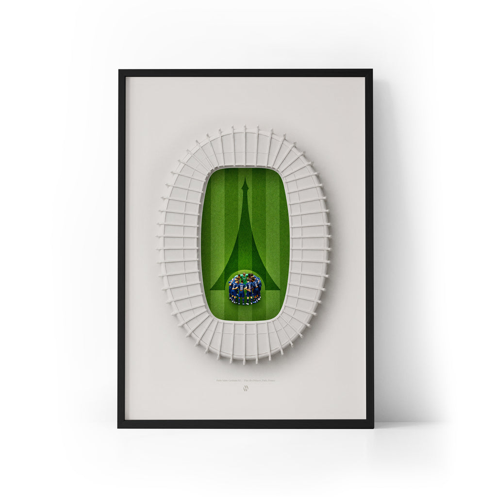PSG x Parc des Princes Framed Print