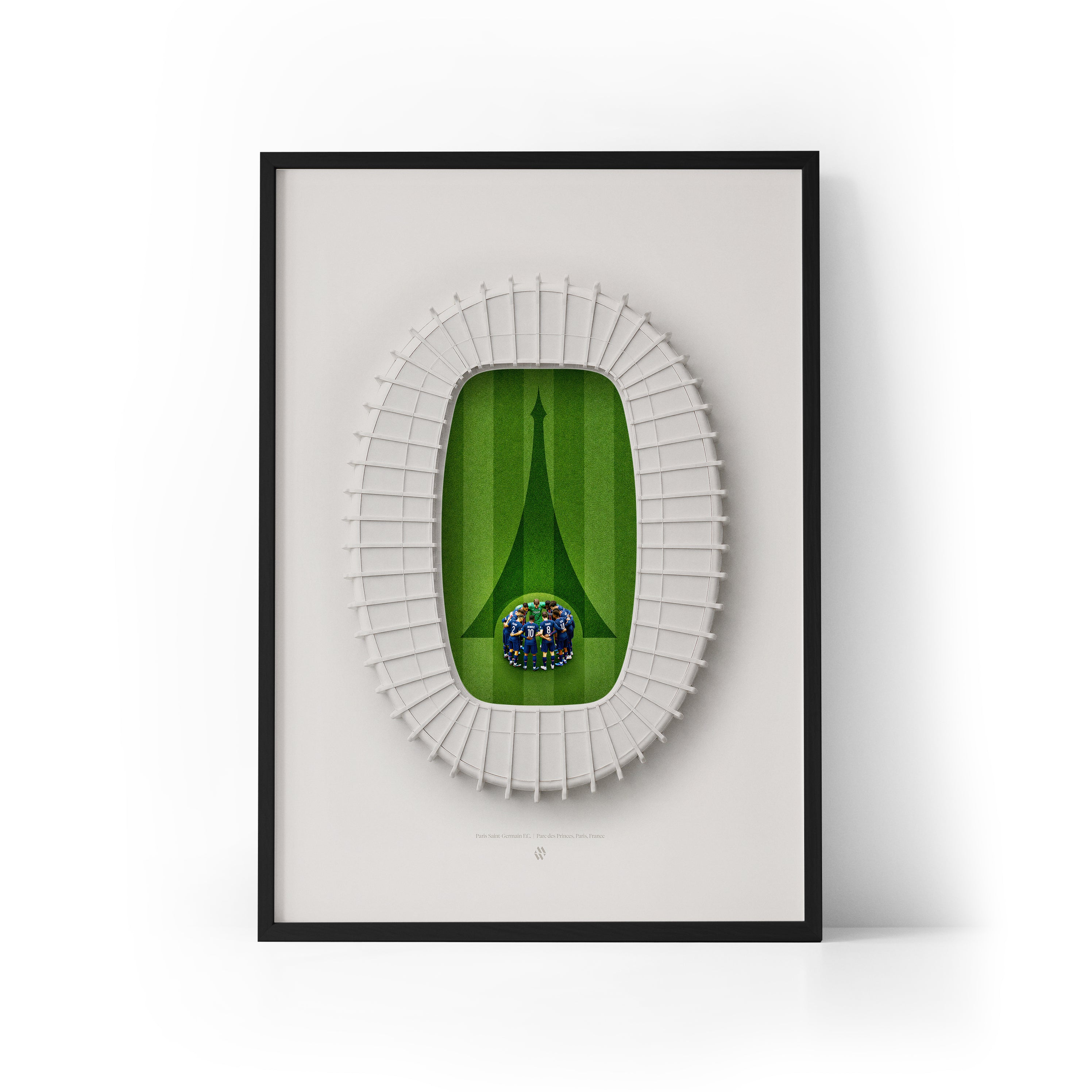 PSG x Parc des Princes Framed Print