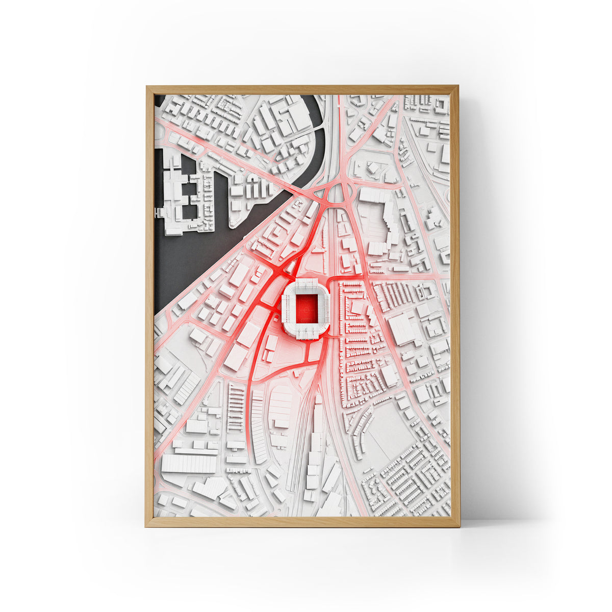 Old Trafford  Aerial Framed Print