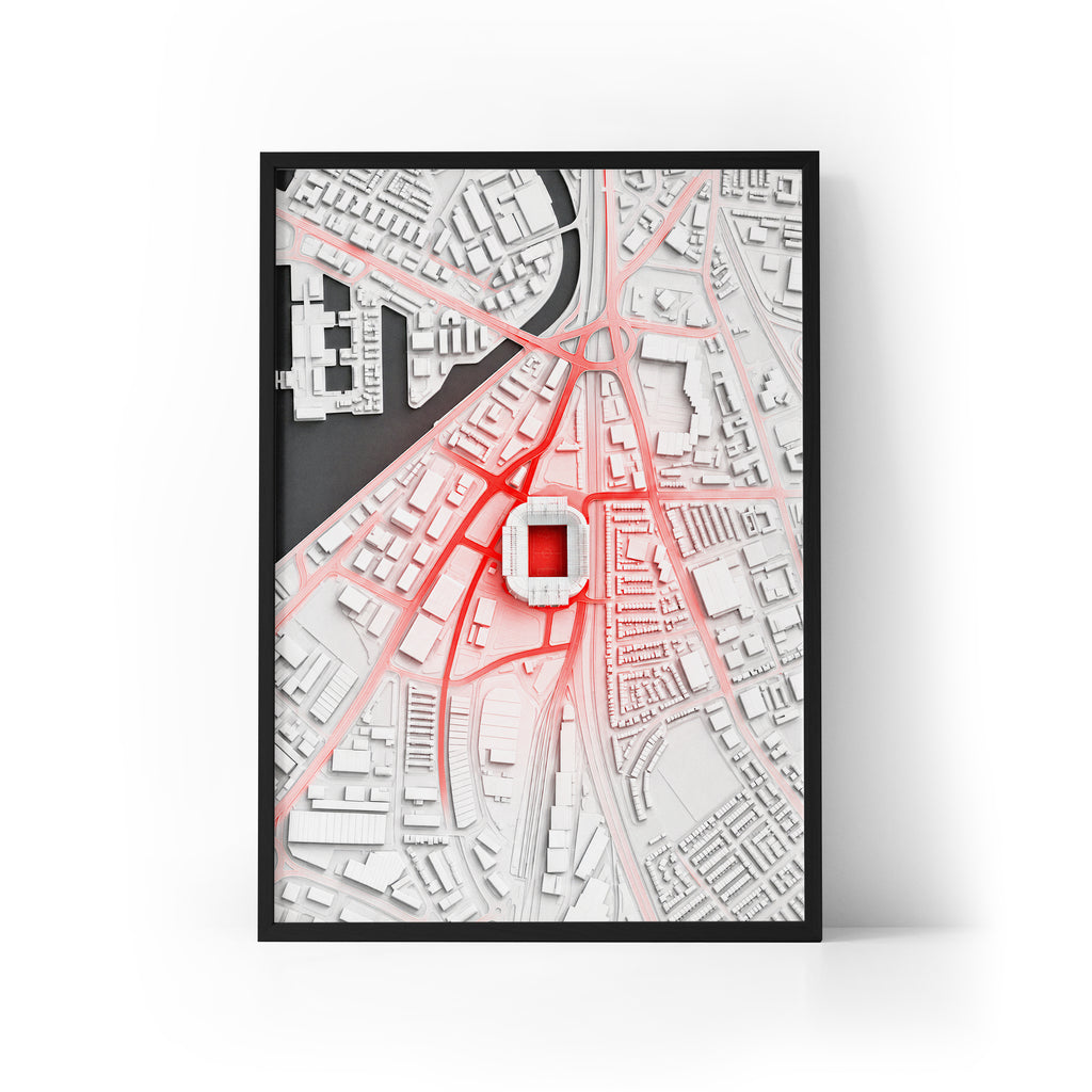 Old Trafford  Aerial Framed Print