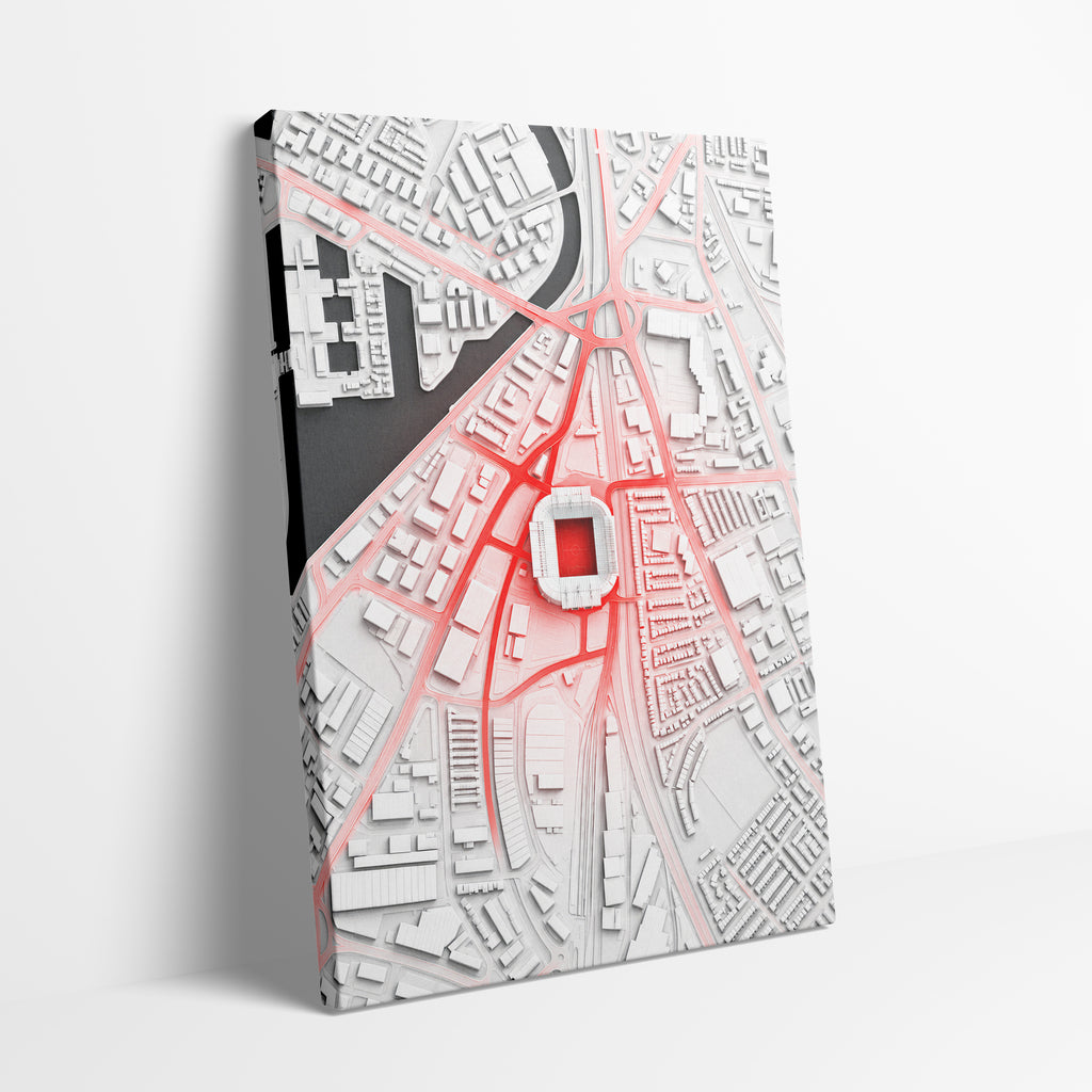 Old Trafford  Aerial Canvas