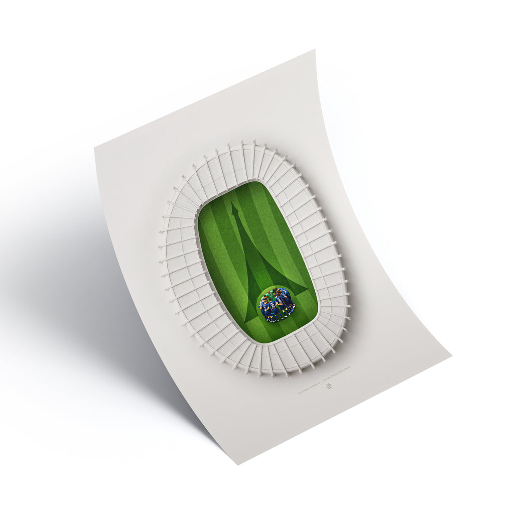 PSG x Parc des Princes Print