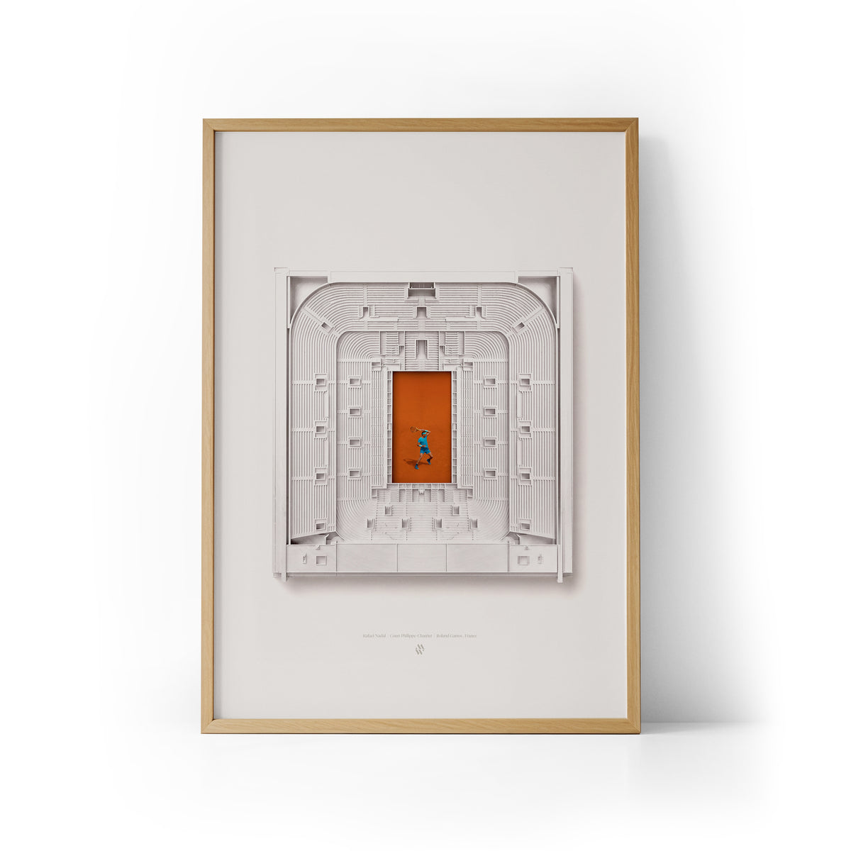 Rafael Nadal x Roland Garros Framed Print