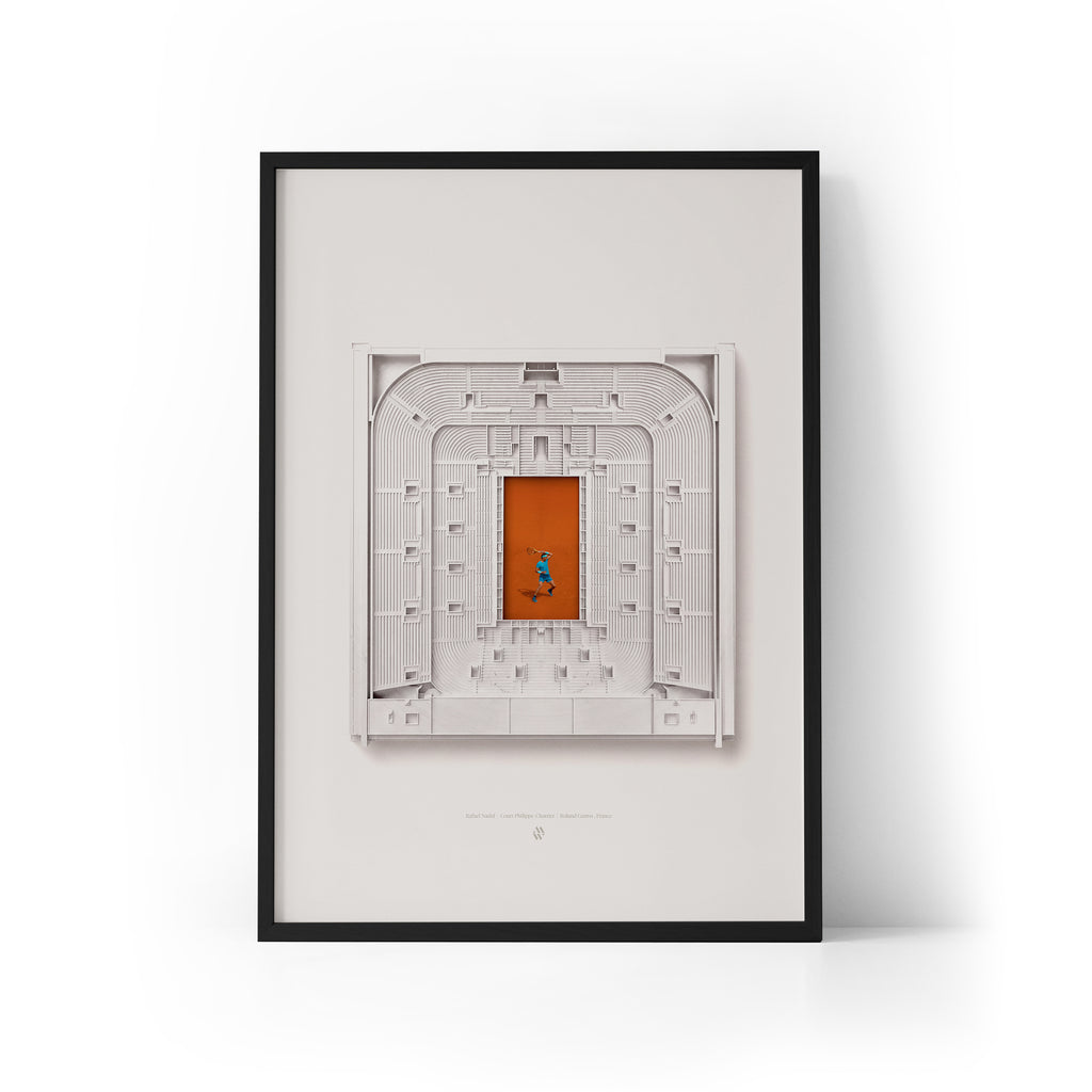 Rafael Nadal x Roland Garros Framed Print
