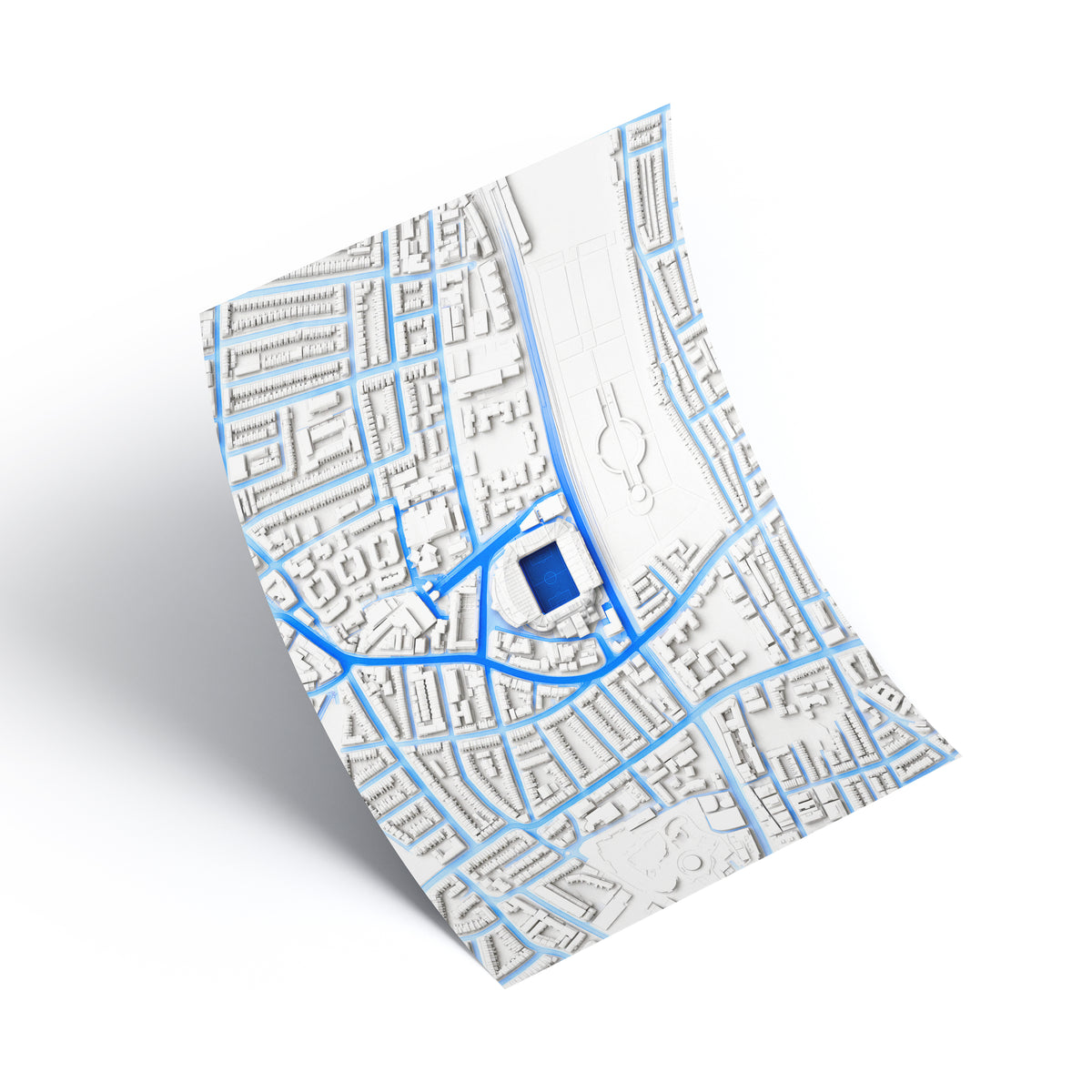 Stamford Bridge Chelsea Aerial Print