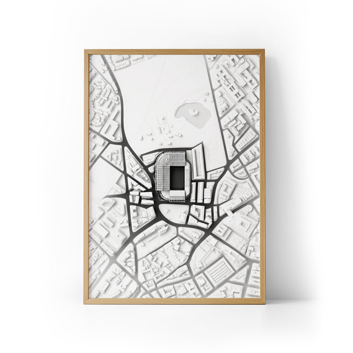 St James Park Aerial Framed Print