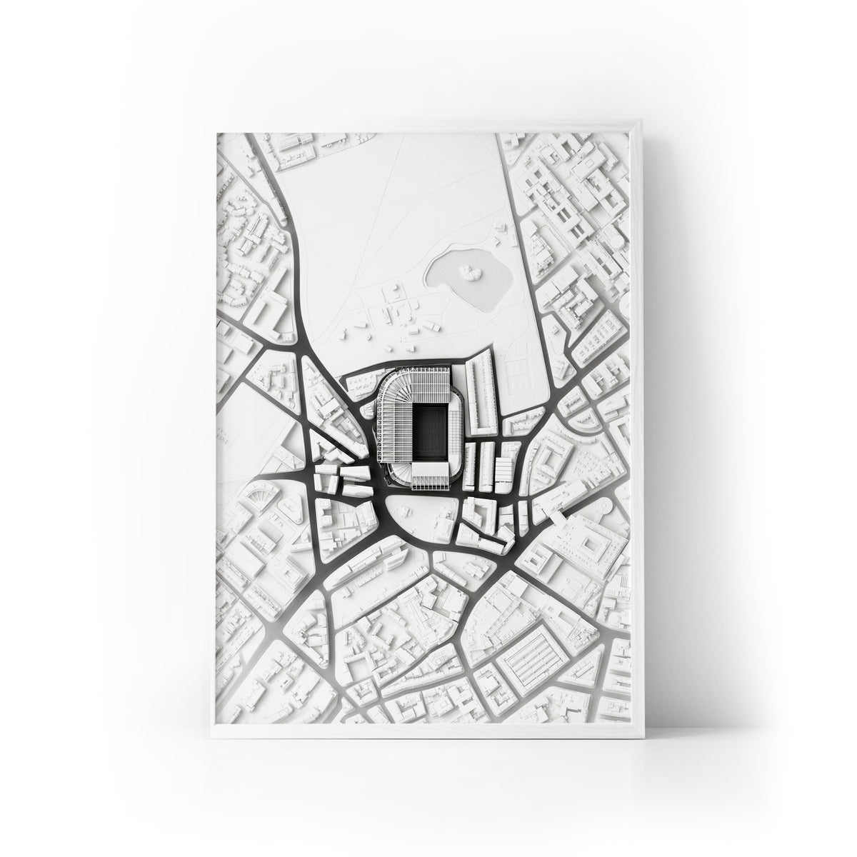 St James Park Aerial Framed Print