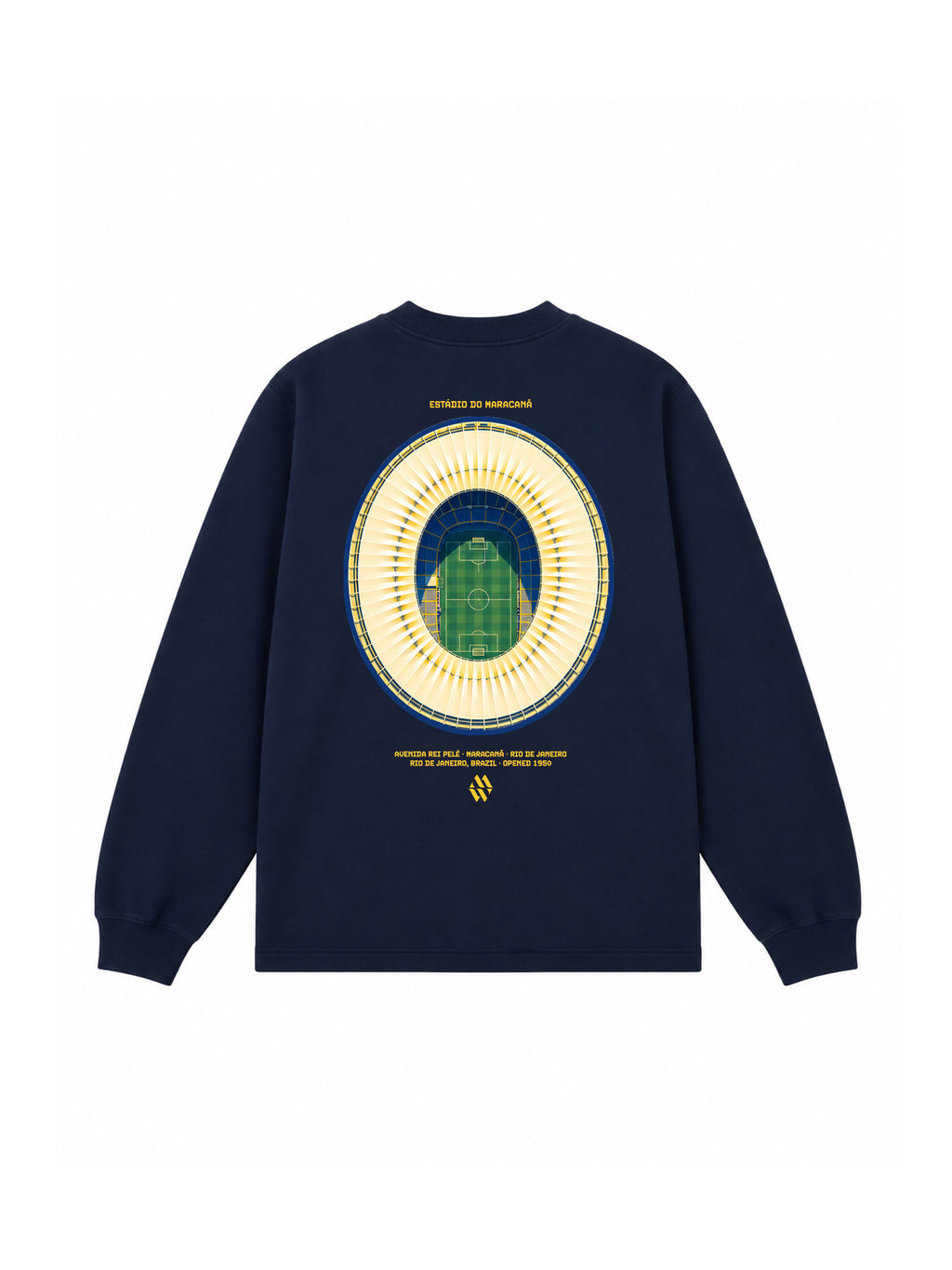 Brazil Maracana Navy Sweater