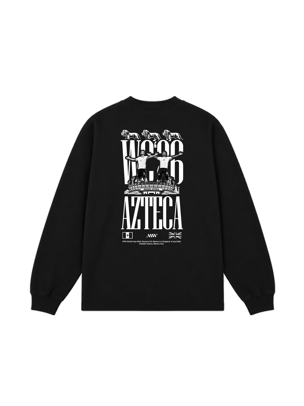 England WC26 Black Sweater