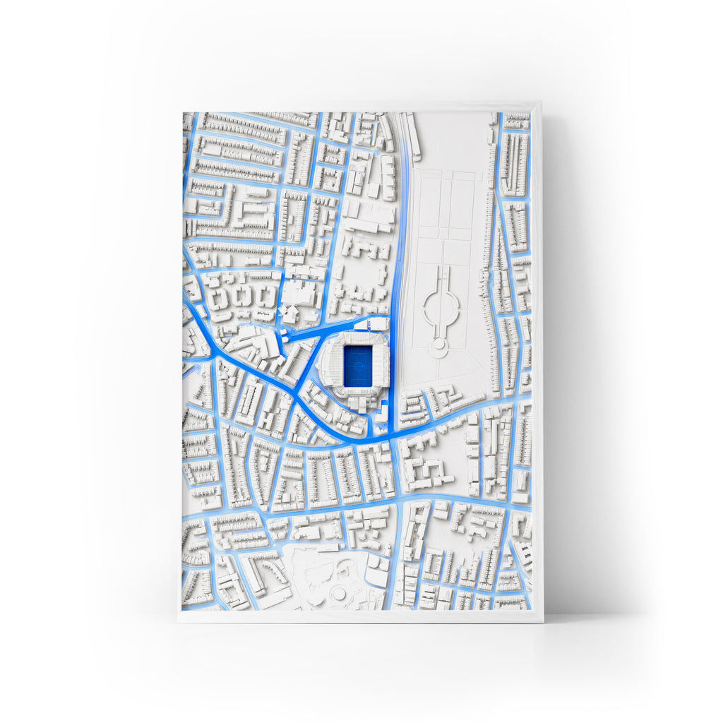 Stamford Bridge Aerial Framed Print