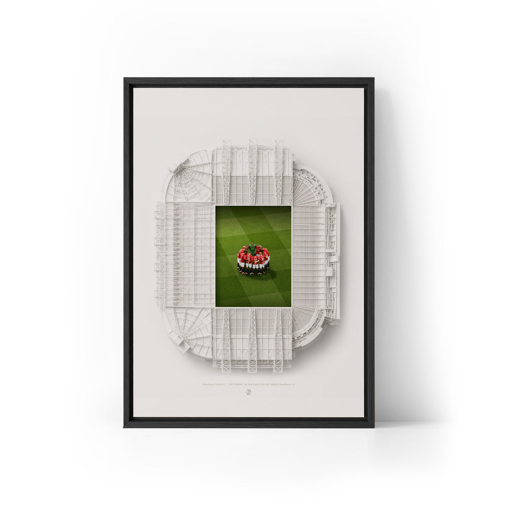 Manchester United x Old Trafford Framed Canvas