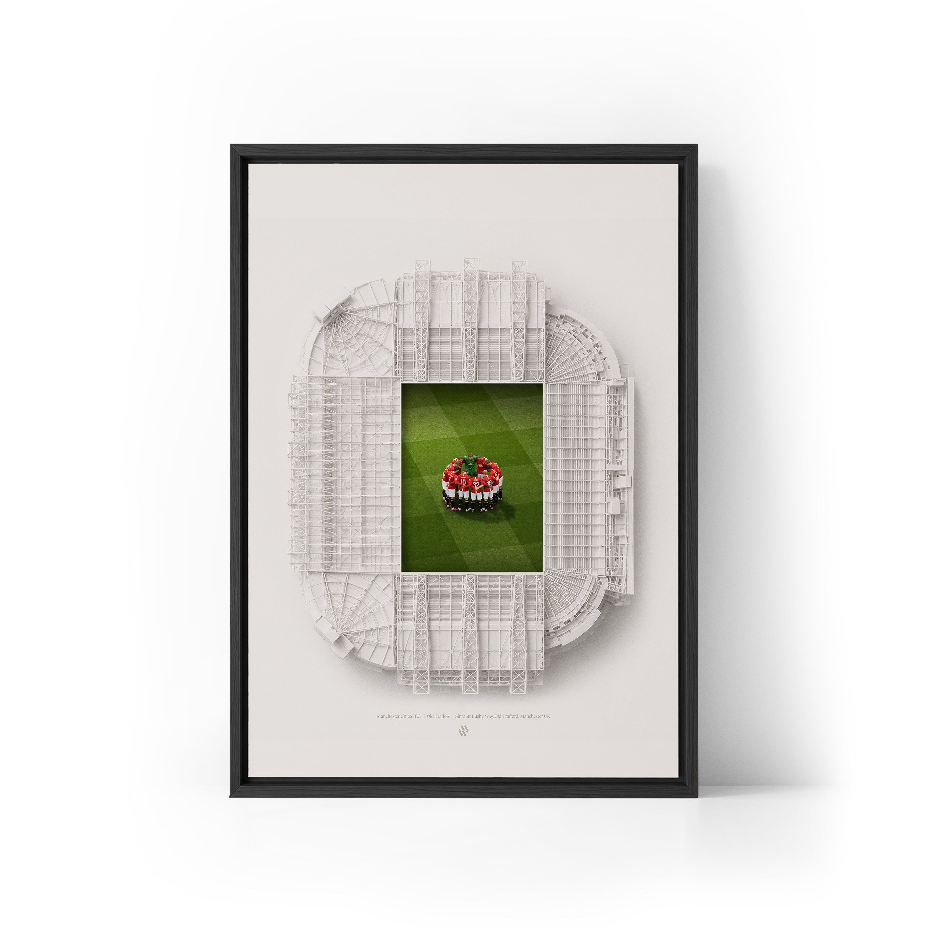 Manchester United x Old Trafford Framed Canvas