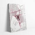 Villa Park Aerial Canvas