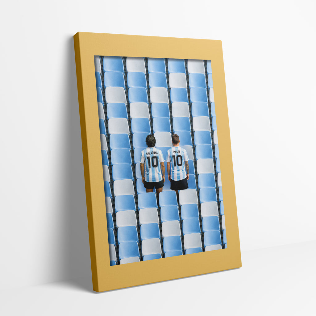 Maradona x Messi Canvas