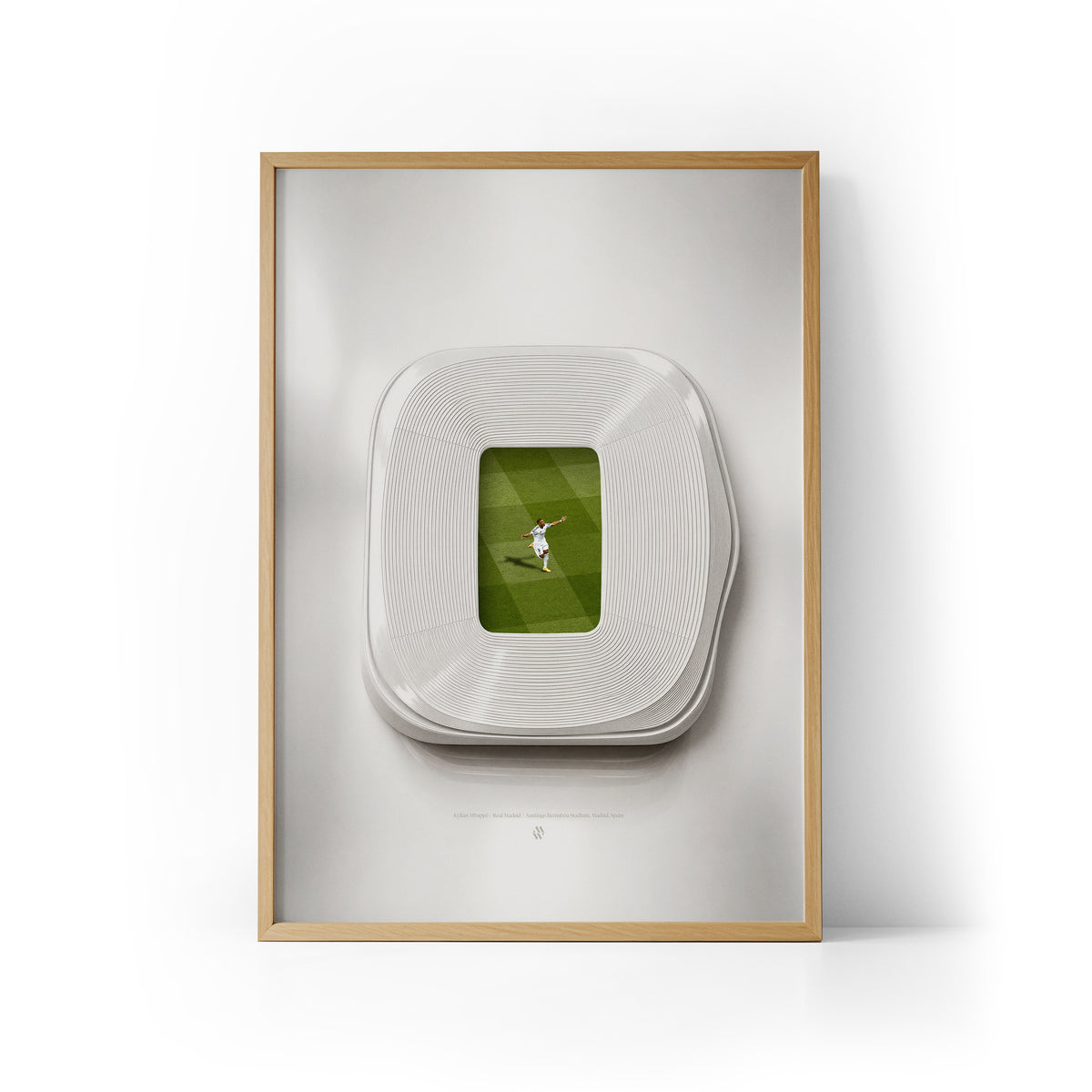 Mbappe x Bernabeu Framed Print
