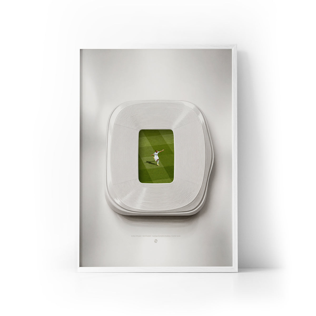 Mbappe x Bernabeu Framed Print