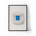 Novak Djokovic x Aus Open Framed Print