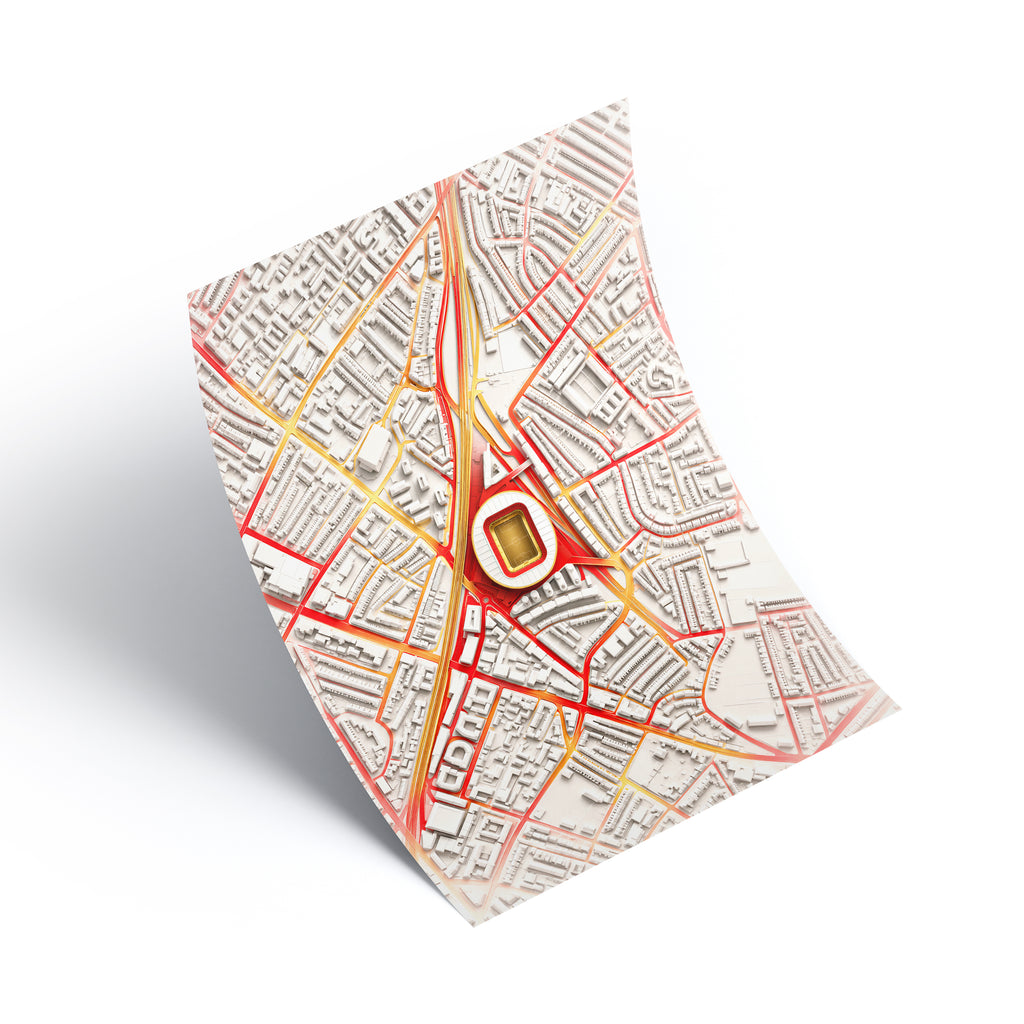 Emirates Stadium Aerial Print
