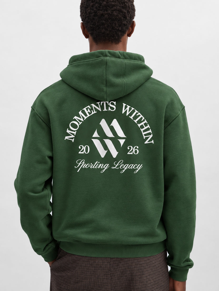 Moments Within Forest Green Legacy Hoodie