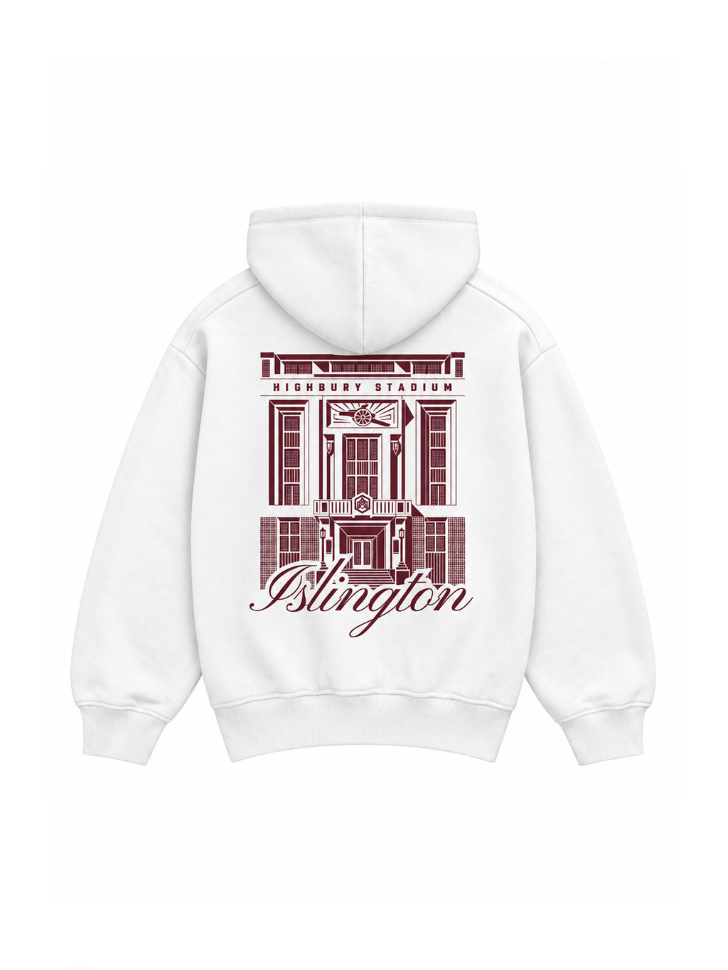 Highbury Classic White Hoodie