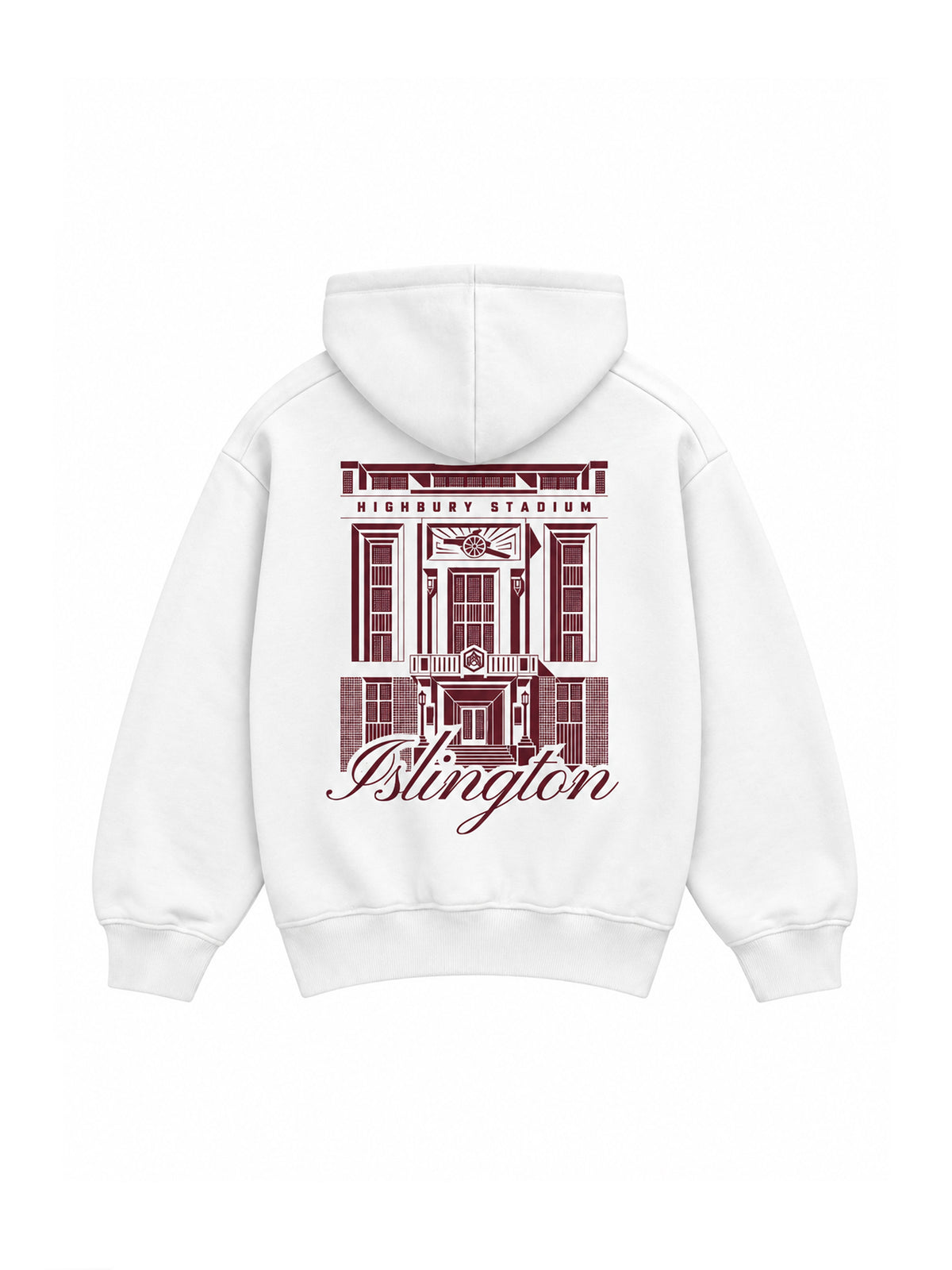 Highbury Classic White Hoodie
