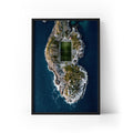 Henningsvaer Football Stadium Framed Print
