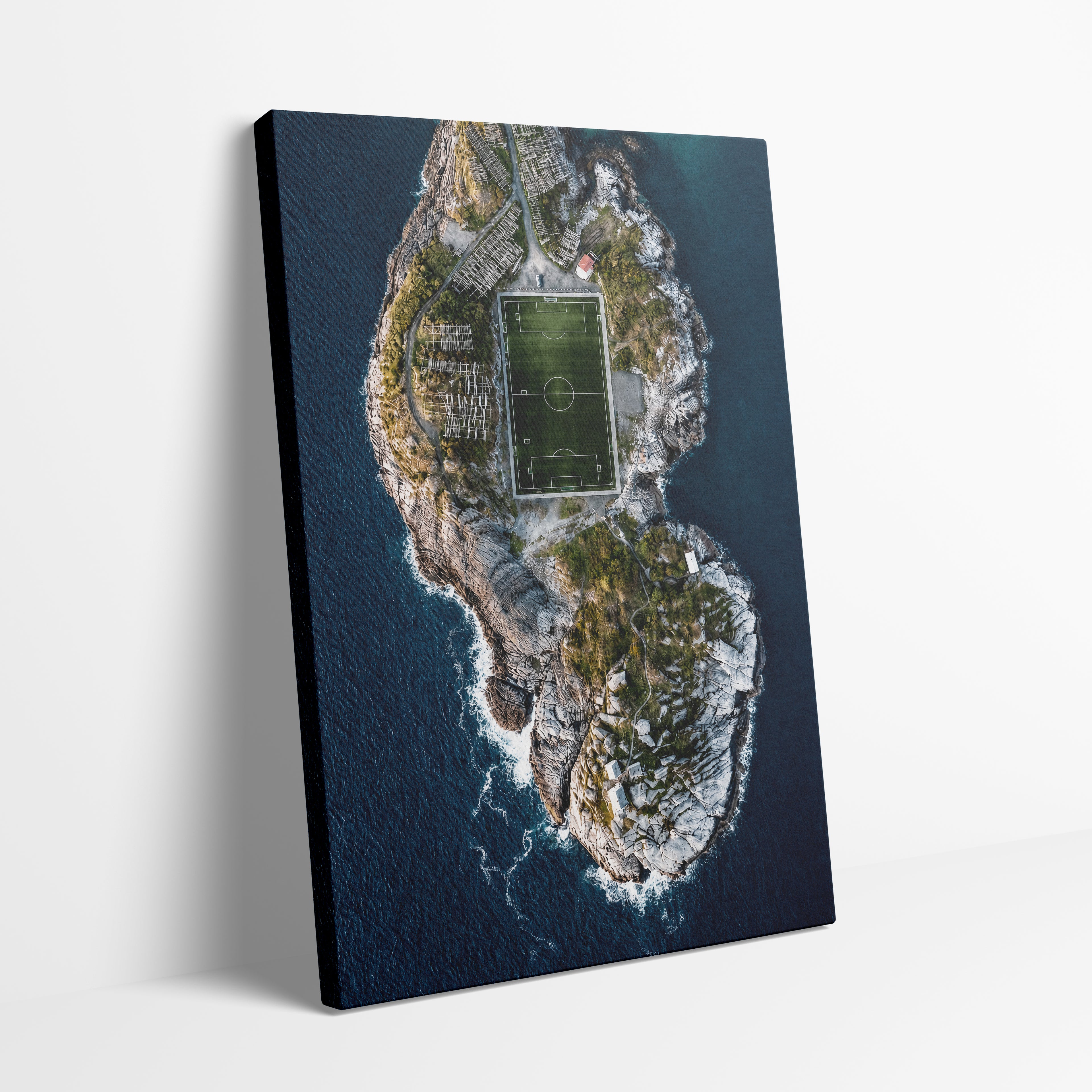 Henningsvaer Football Stadium Canvas