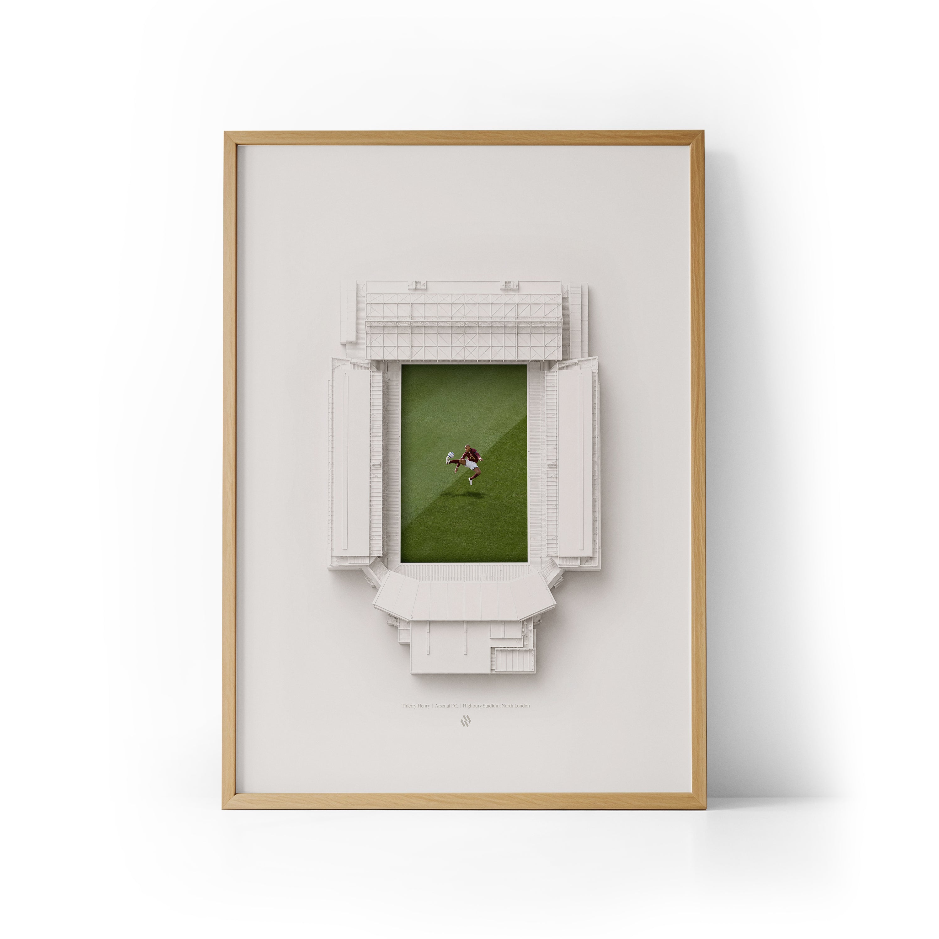 Thierry Henry x Highbury Framed Print