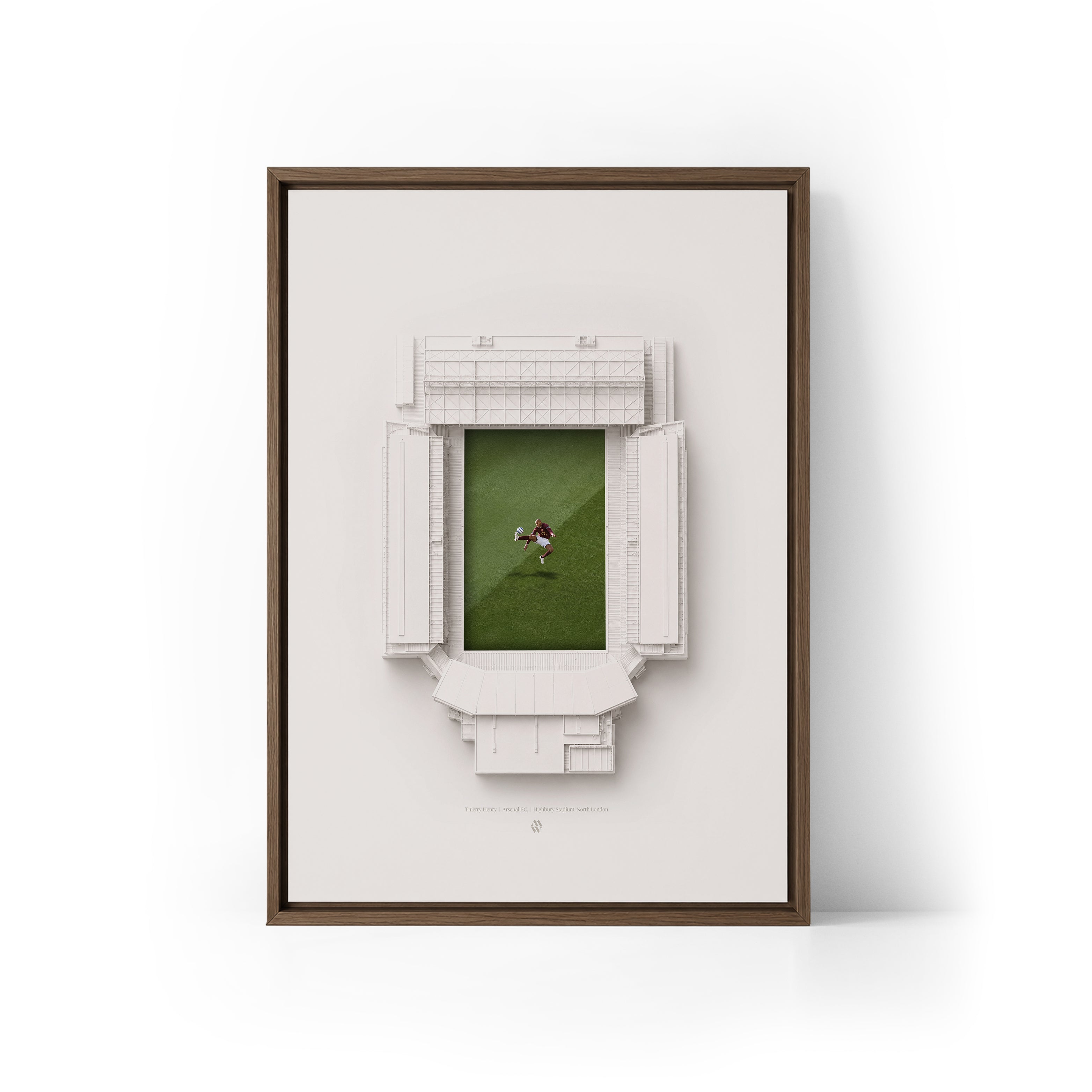 Thierry Henry x Highbury Framed Canvas
