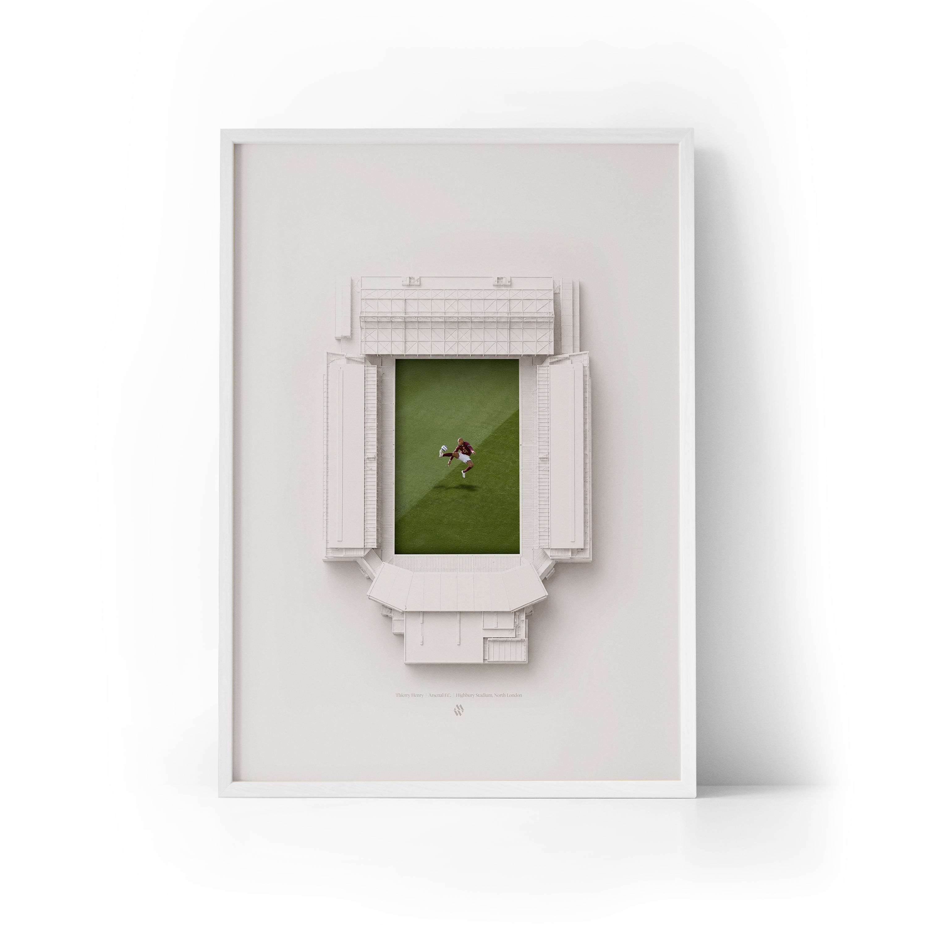 Thierry Henry x Highbury Framed Print