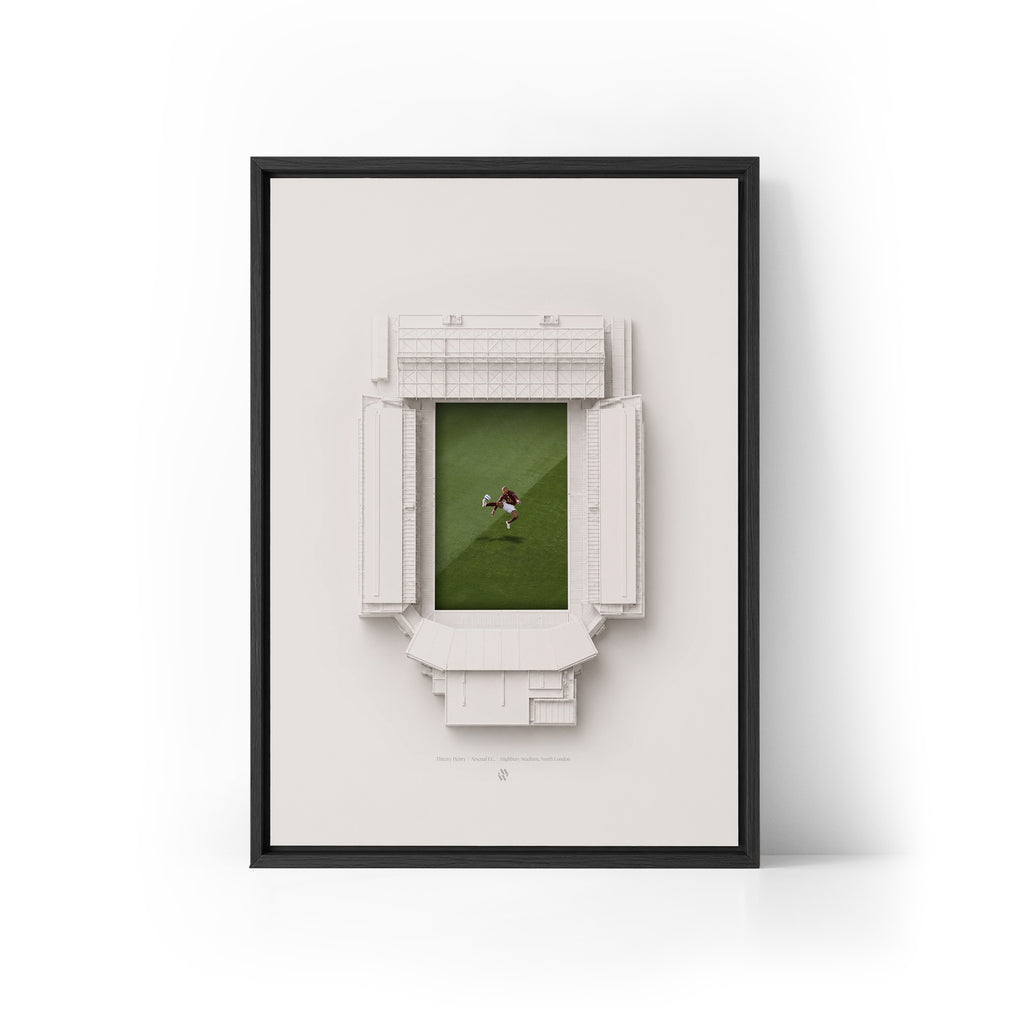 Thierry Henry x Highbury Framed Canvas