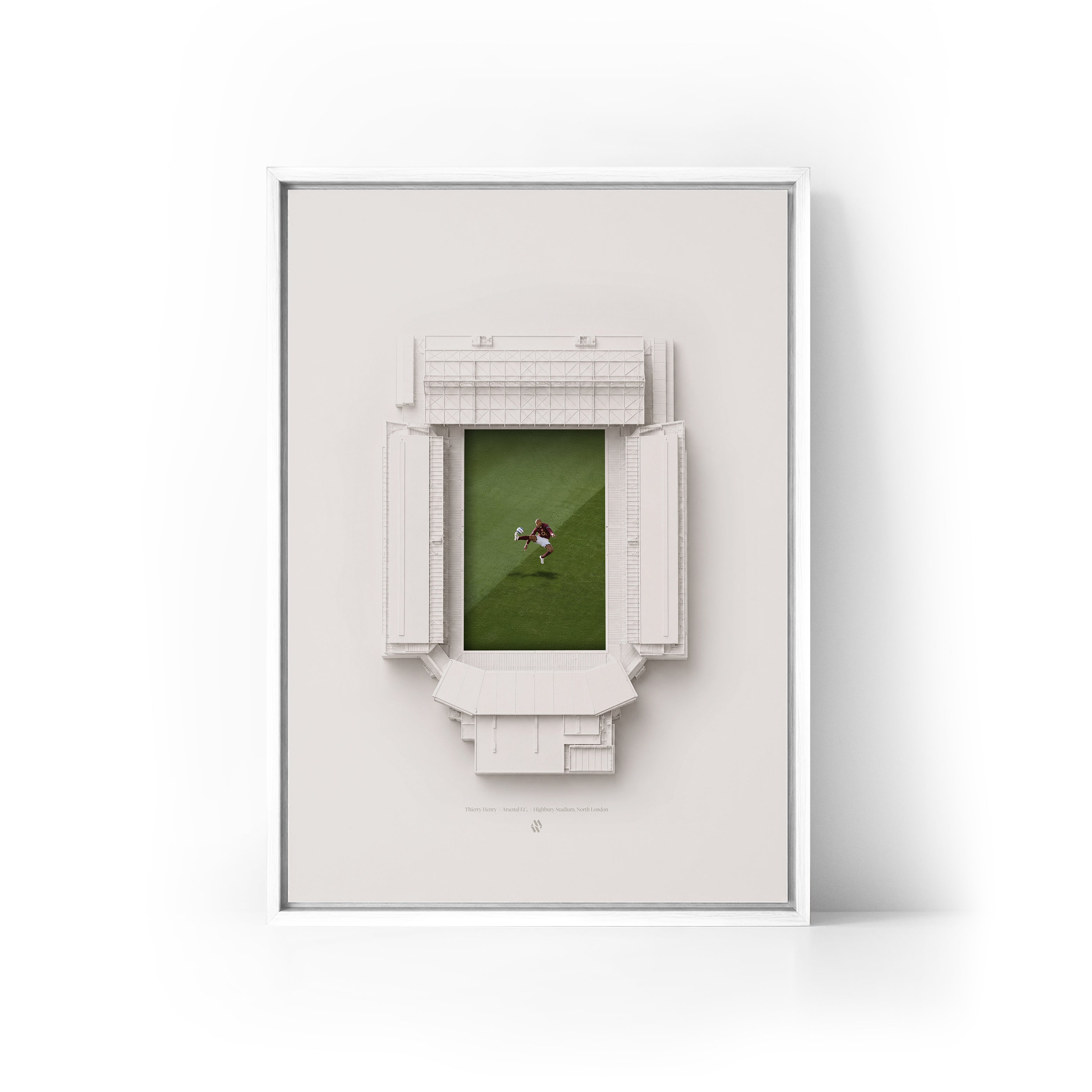 Thierry Henry x Highbury Framed Canvas
