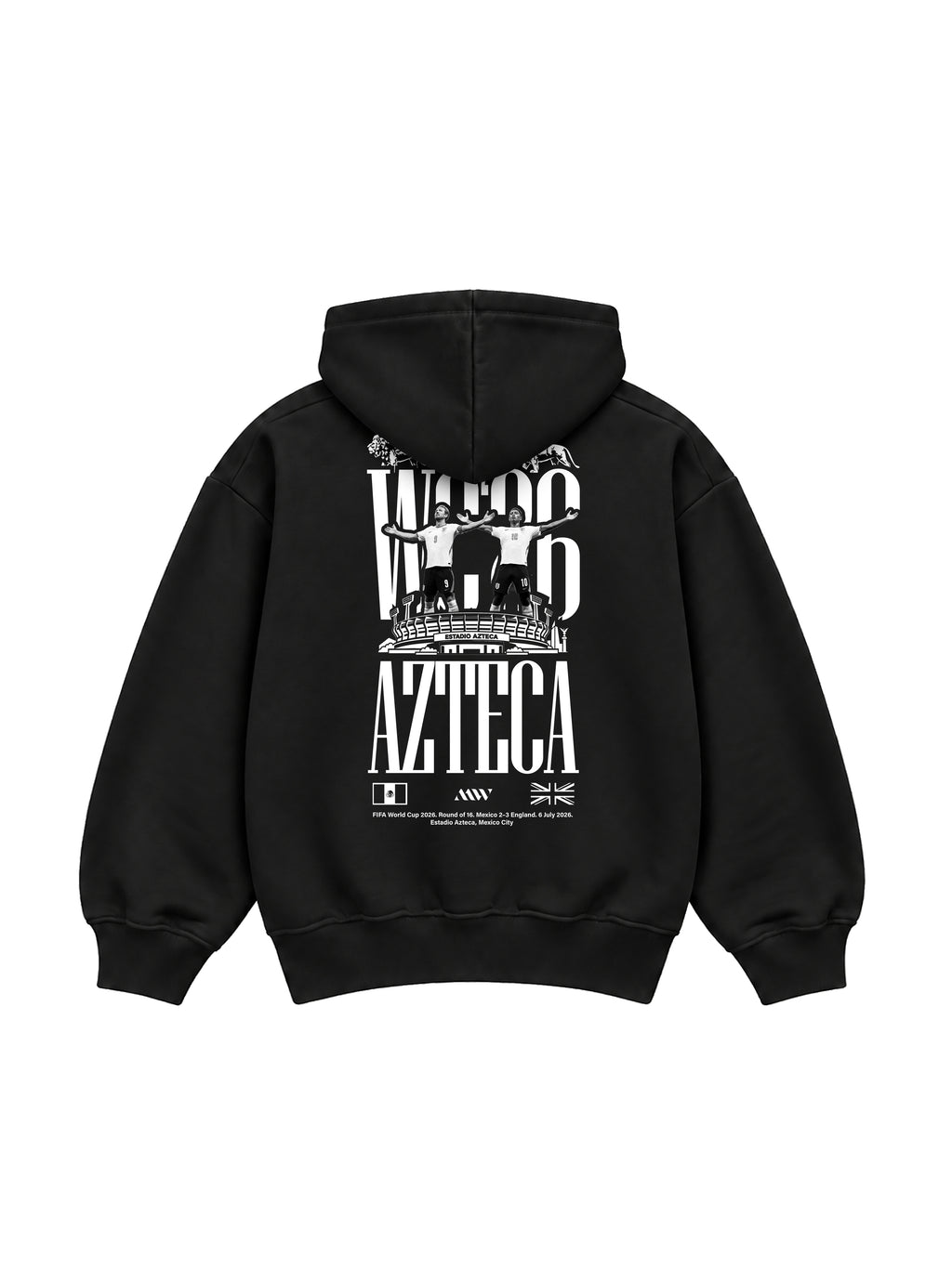 England WC26 Black Hoodie