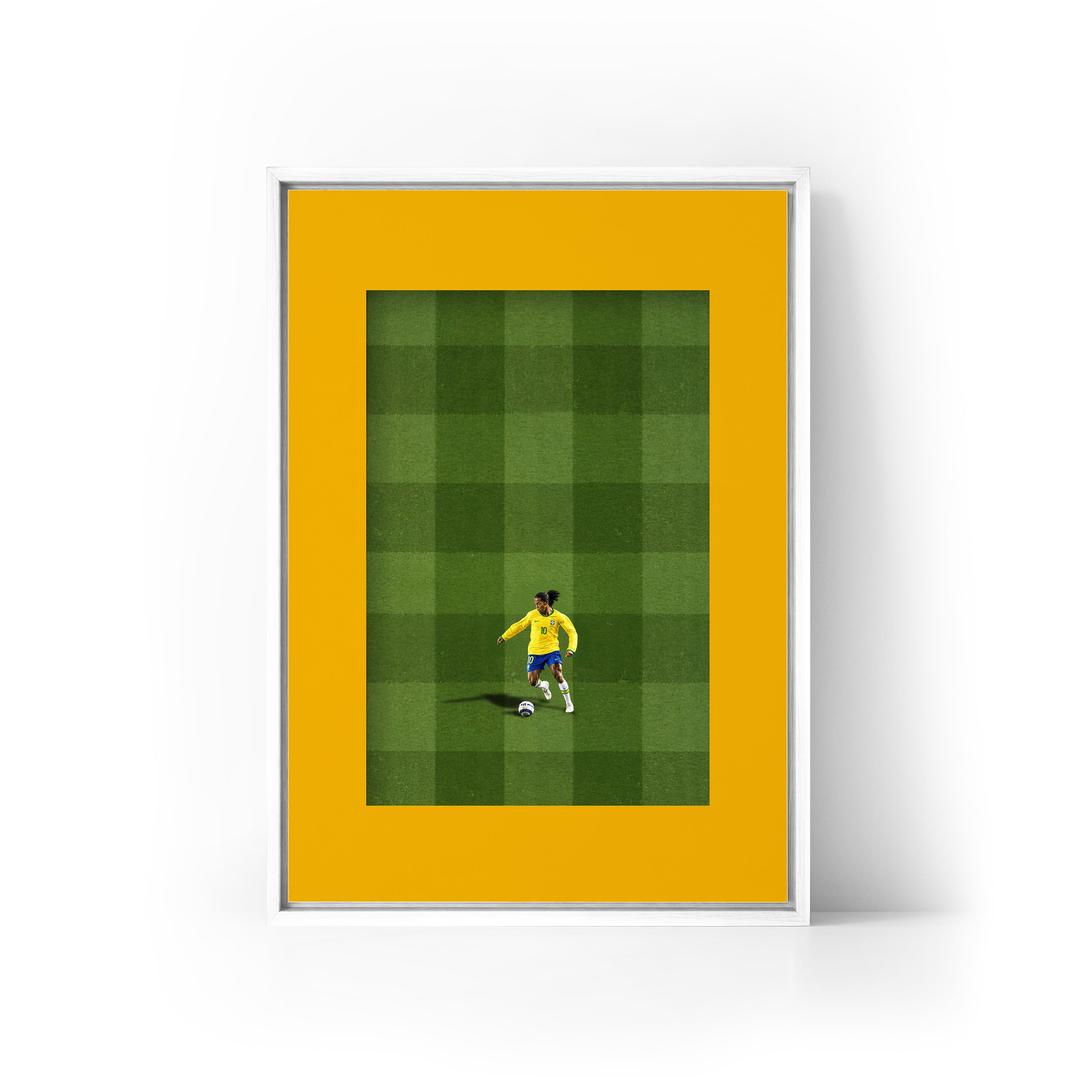 ICON Ronaldhino x Brazil Framed Canvas