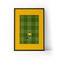 ICON Ronaldinho x Brazil Framed Print